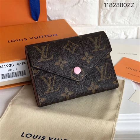 pink lv wallet|louis vuitton card wallet pink.